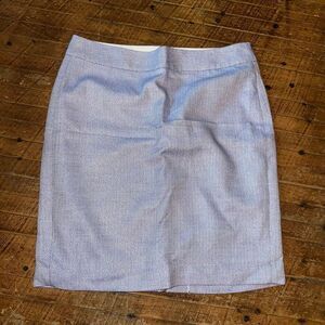 Banana Republic blue tweed business casual size 10 skirt